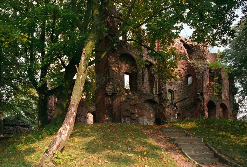 Ruiny zamku w Dobrej, Dobra, Łobez County, Poland, Poland